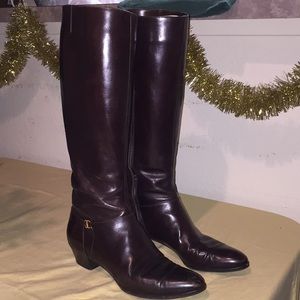 ✨SALE✨EUC Vintage Leather Ferragamo Boots sz 9.5